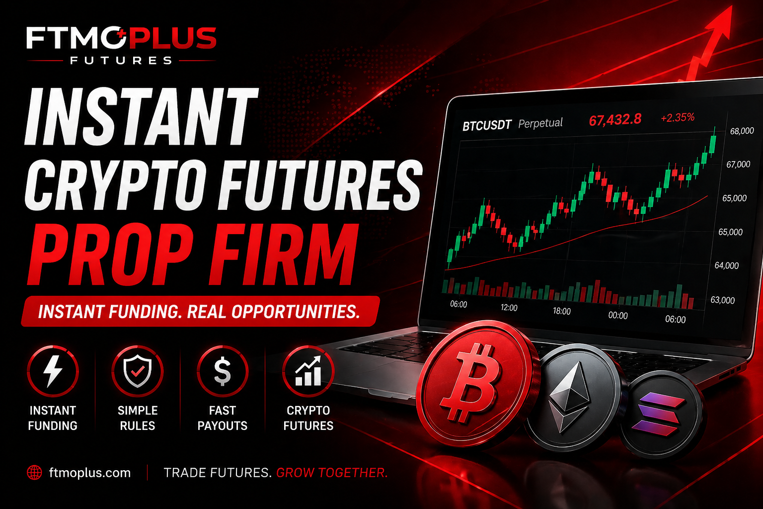 Instant Crypto Futures Prop Firm FTMOPlus