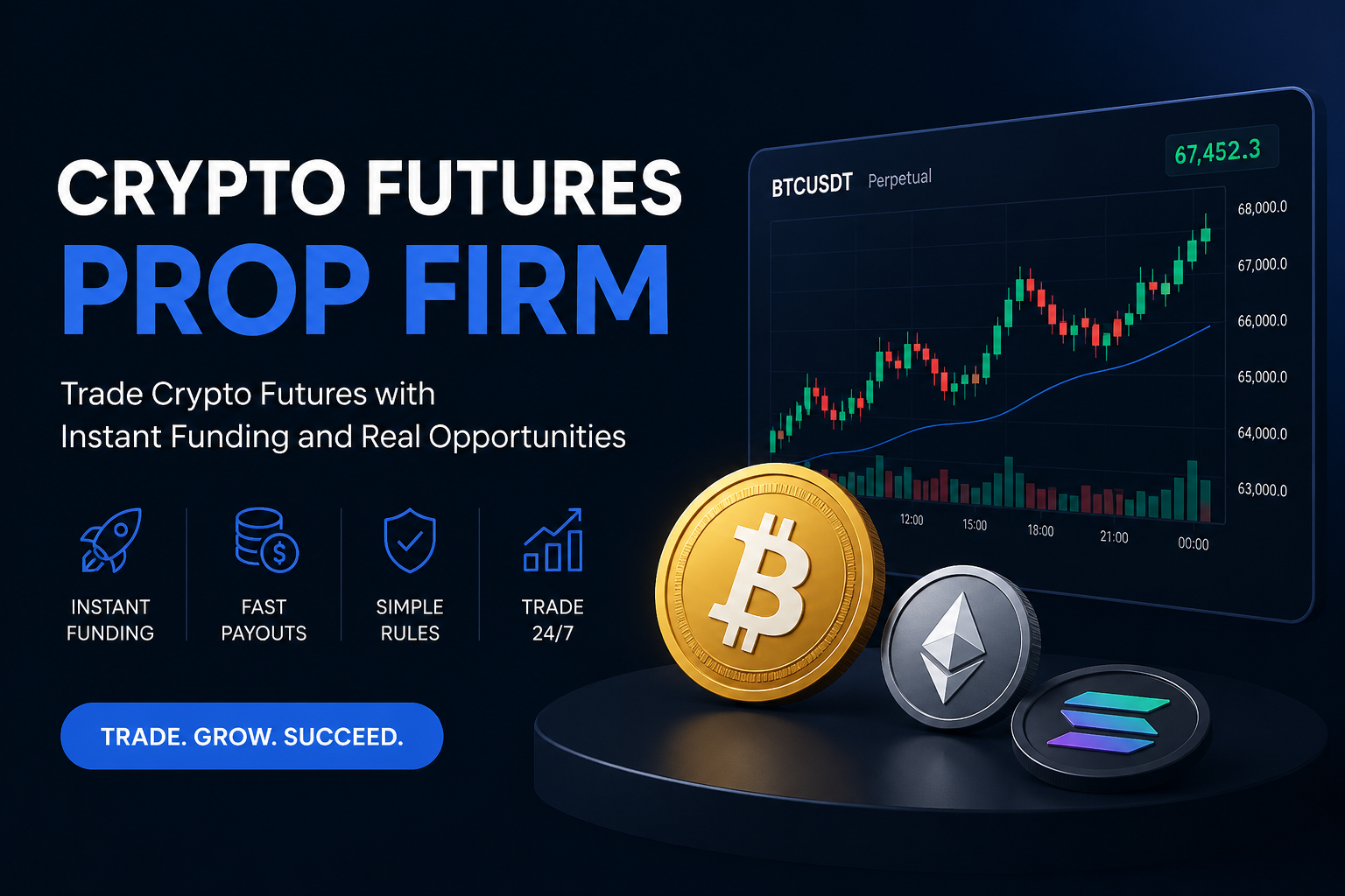 Crypto Futures Prop Firm with Instant Funding